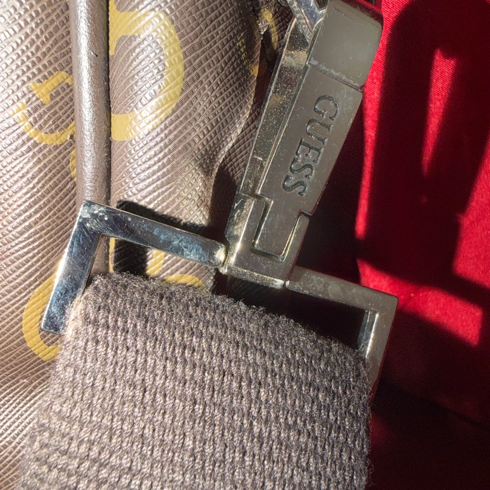 Guess Brown Logo Men's Belt Bag - Picture 3 of 6